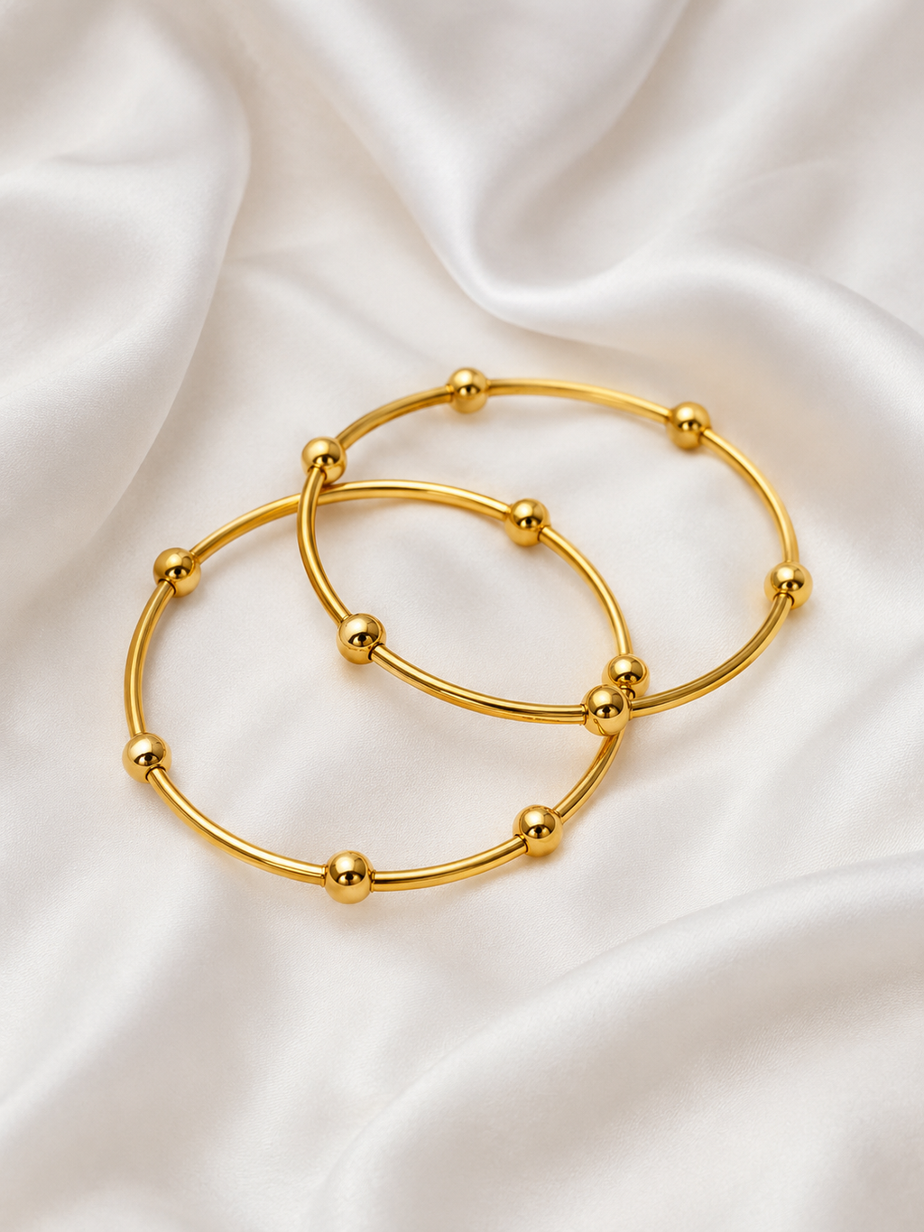 Pearl Dot Bangles