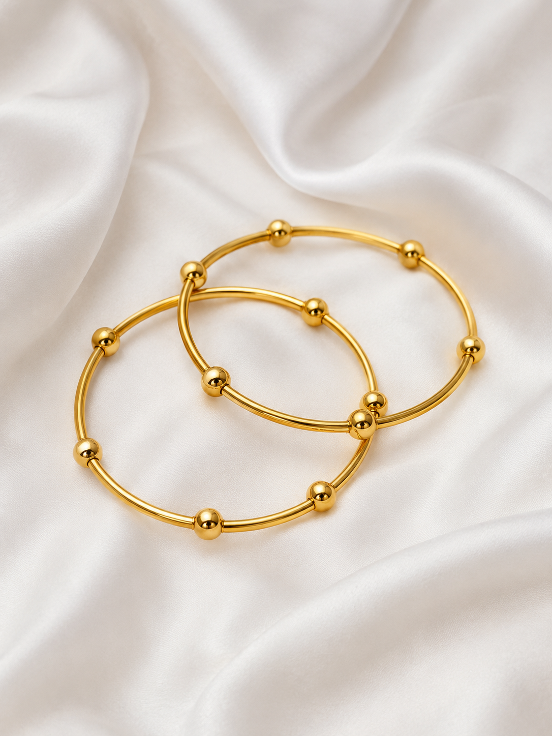 Pearl Dot Bangles