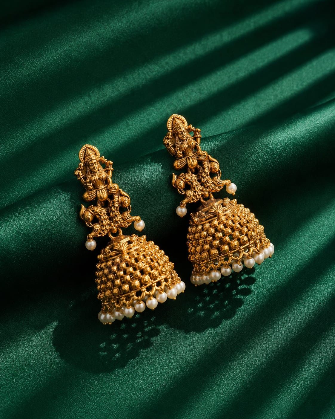 Royal Lakshmi Jhumka Earrings